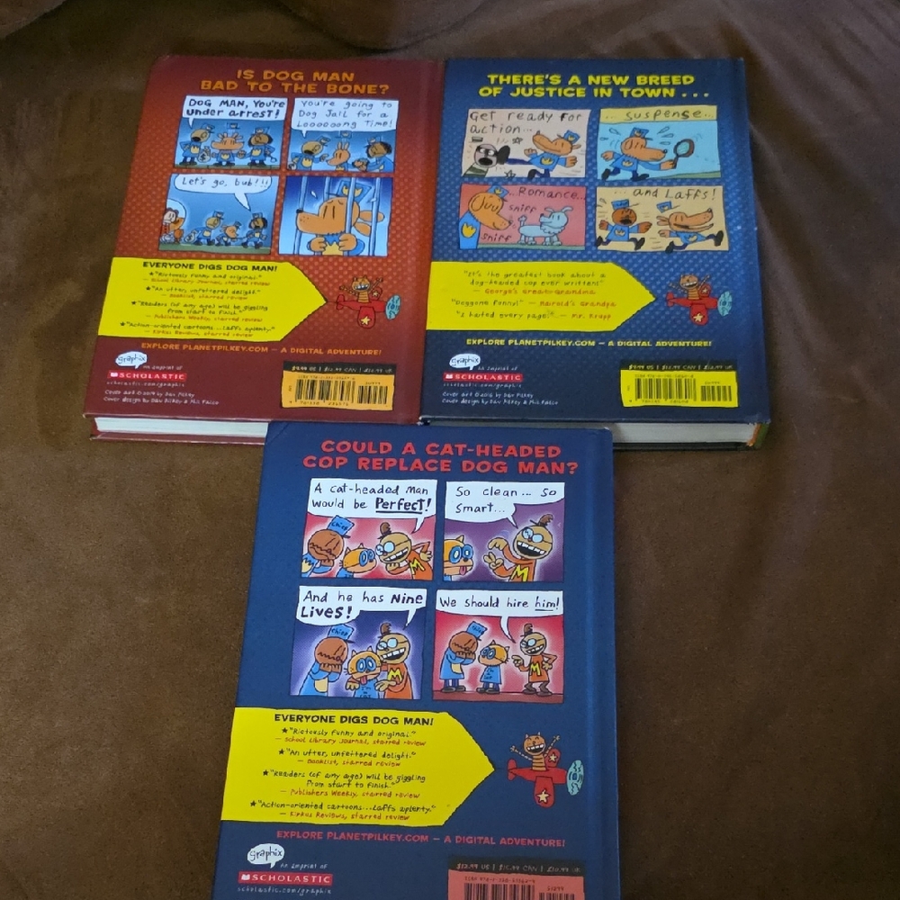 Dog Man Graphic Novel Set